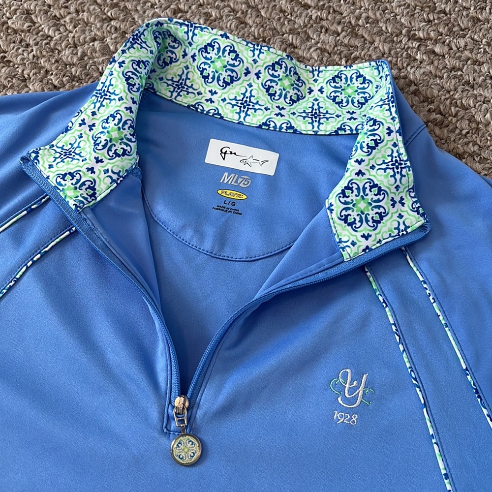 LAST CALL DONATING Women’s Golf Polo 1/4 zip ML75 Greg Norman Collection Shirt - Picture 3 of 7